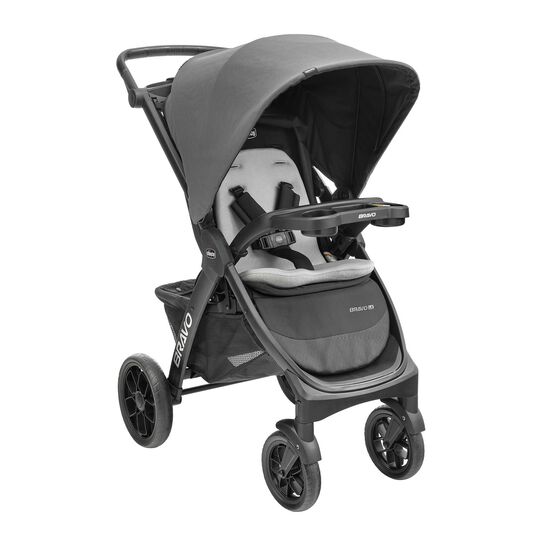 Chicco Bravo LE ClearTex in Pewter 3/4 Front View image number 2
