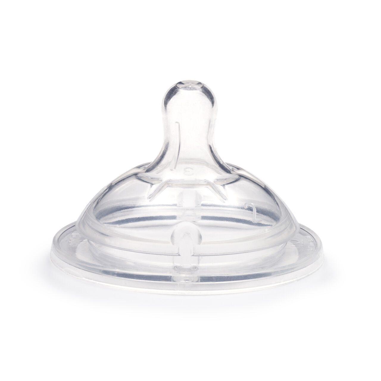 Chicco NaturalFit Nipple for NaturalFit Baby Bottles - Adjustable Flow - Stage 2 - for babies 4 months + image number 0