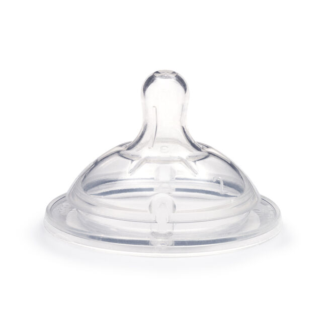 Chicco NaturalFit Nipple for NaturalFit Baby Bottles - Adjustable Flow - Stage 2 - for babies 4 months + image number 0