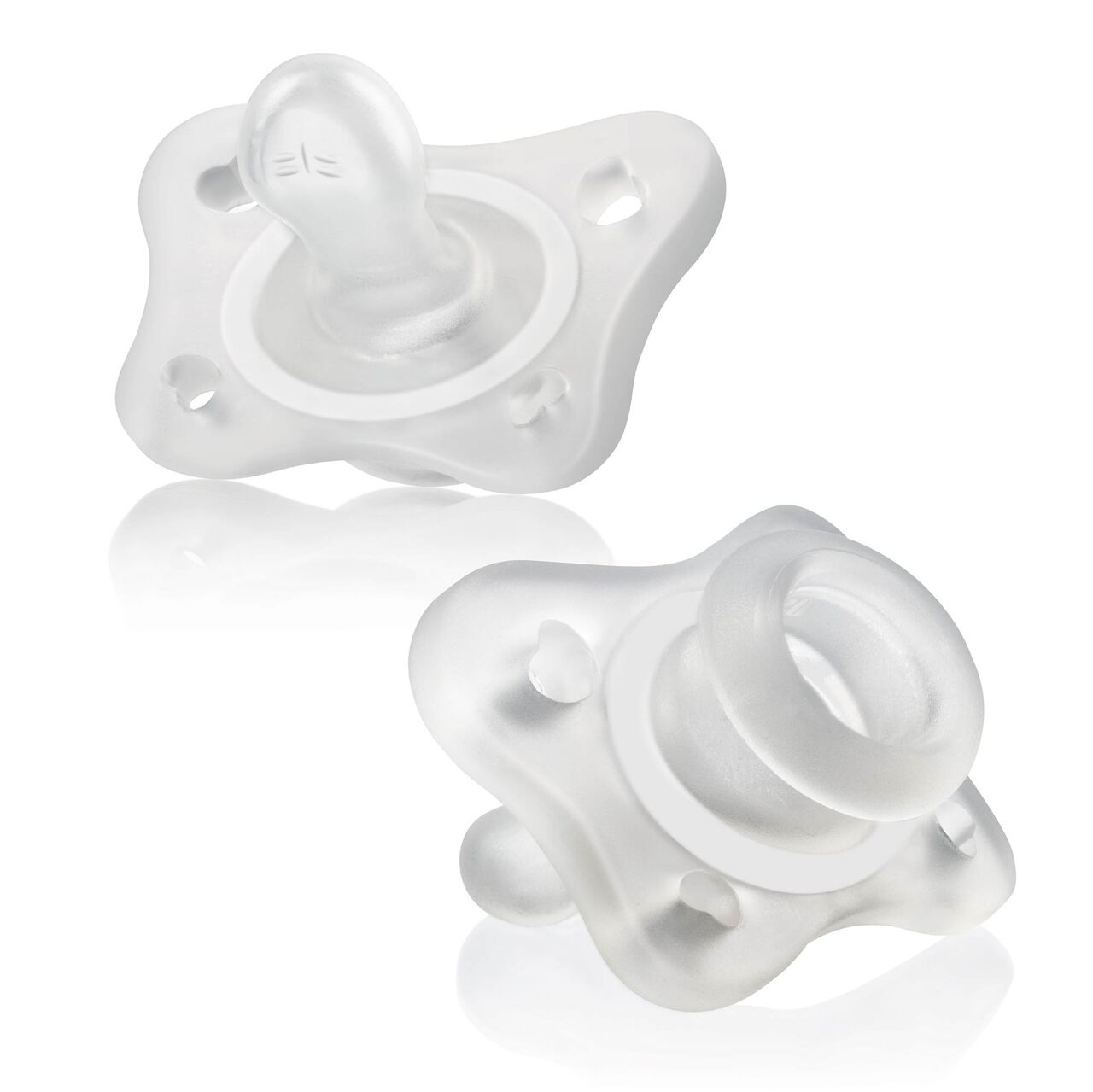 PhysioForma Mini Orthodontic Silicone Pacifier 0-2m (2pc) - Clear in  image number 0