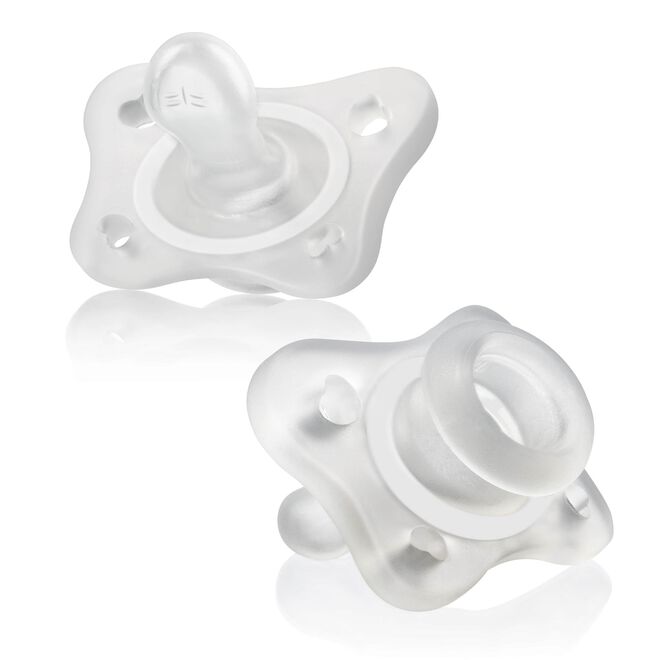 PhysioForma Mini Orthodontic Silicone Pacifier 0-2m (2pc) in  image number 0
