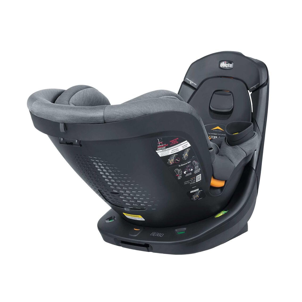 Chicco Fit360 Cleartex Car Seat in Drift Right Back Profile image number 4