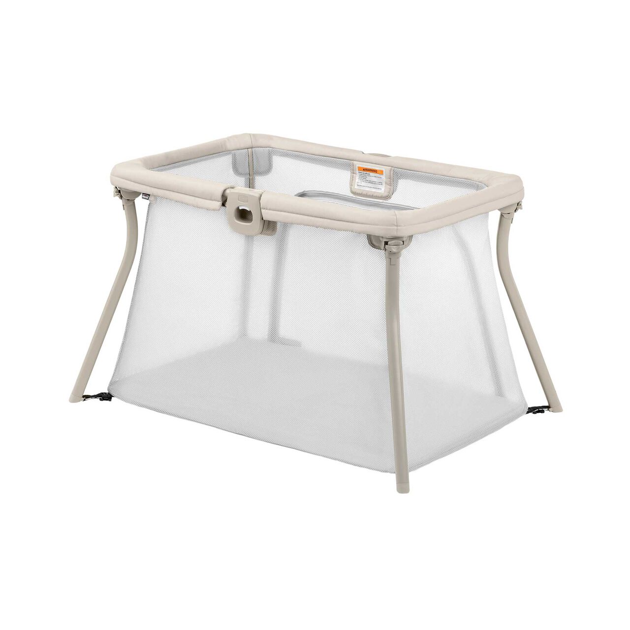 Chicco Alfa Lite Travel Playard in Dove 3/4 Back View image number 4