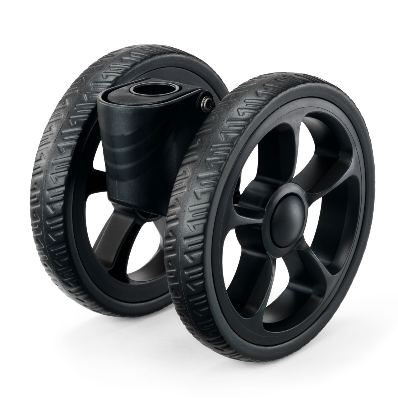 Chicco Viaro Stroller Front Wheel in Black Tread image number 0