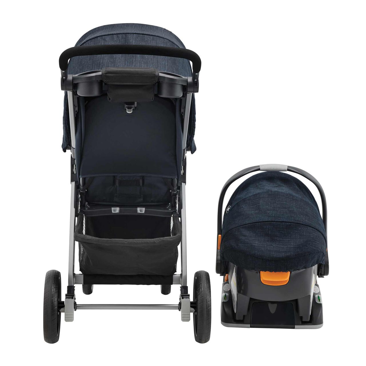 Chicco Bravo Trio Travel System in Brooklyn Back View image number 5