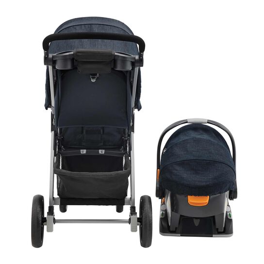 Chicco Bravo Trio Travel System in Brooklyn Back View image number 5