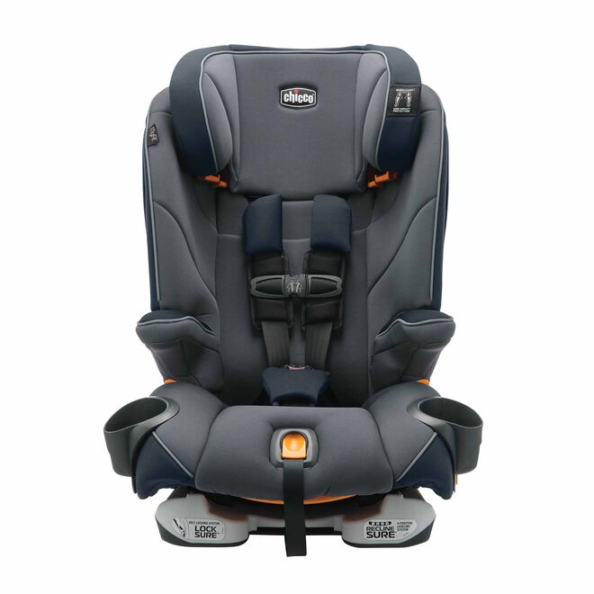 Chicco MyFit Harness and Booster Car Seat in Fathom Front View image number 1