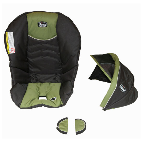 Chicco KeyFit 30 replacement seat cover, canopy, and shoulder pads for harness - Elm image number 0