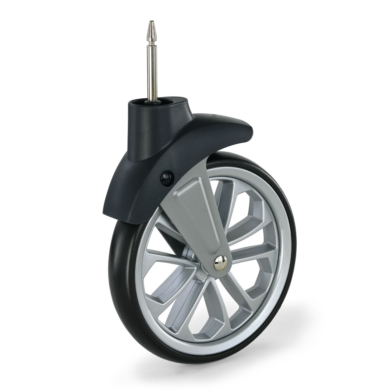BravoFor2 Double Stroller Front Wheel - Dark Grey in Grey image number 0