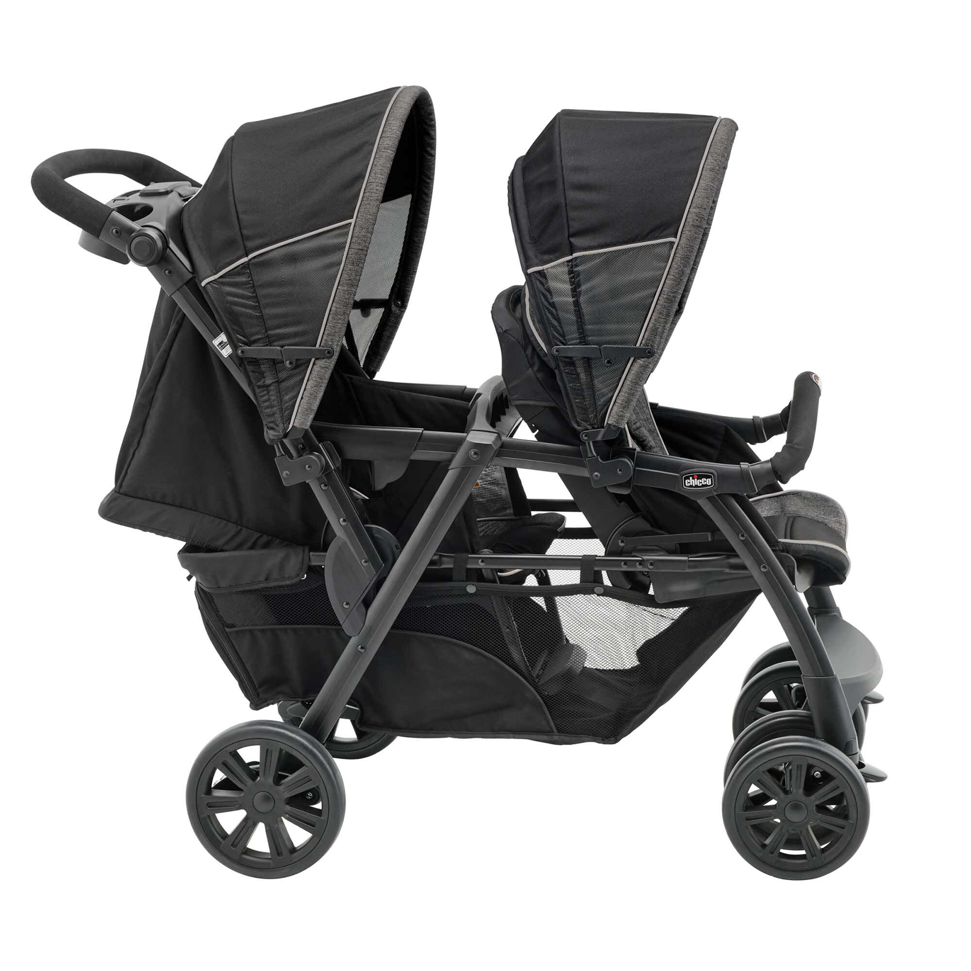 Used chicco double stroller cheap