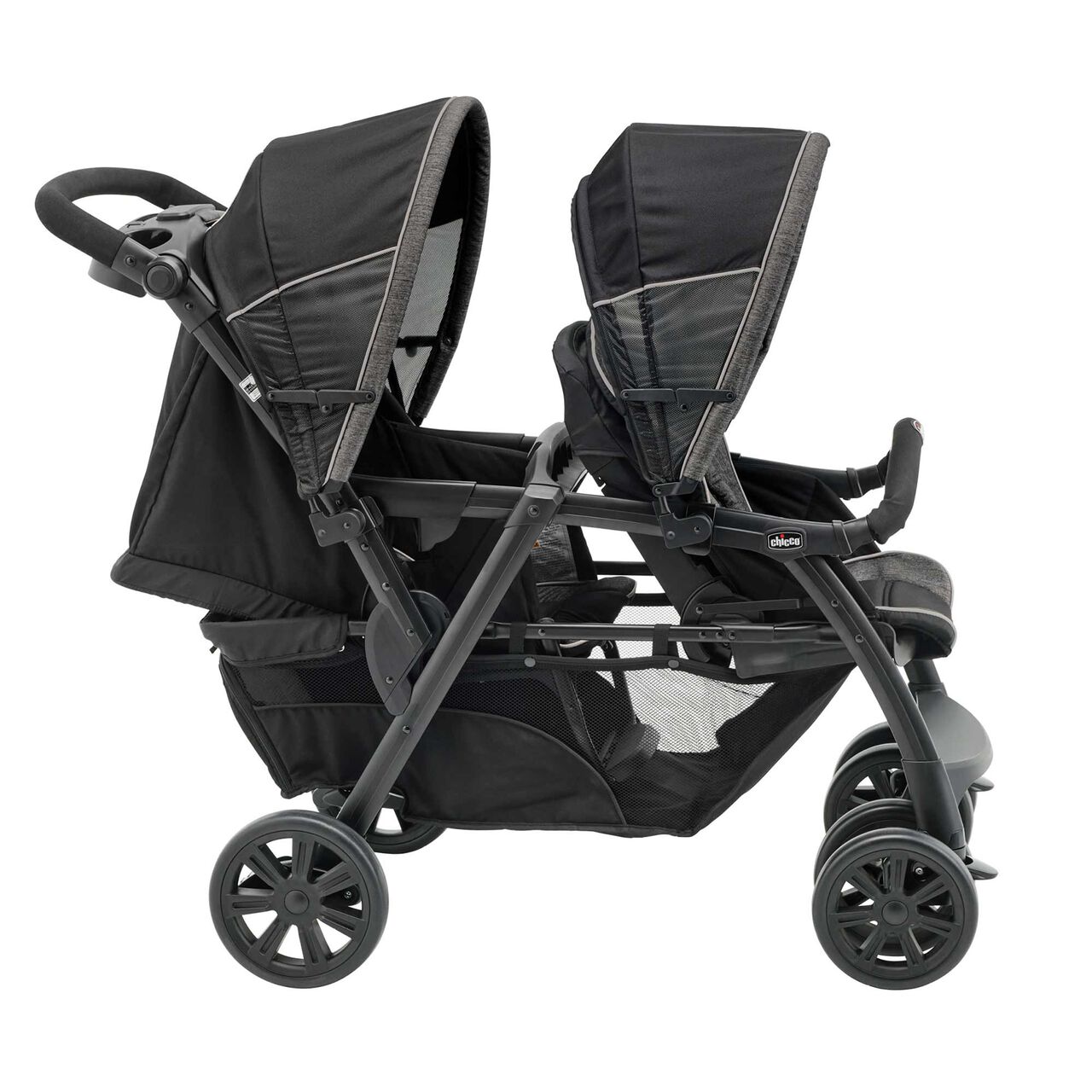 Chicco Cortina Together Stroller in the Minerale Right Profile View image number 3