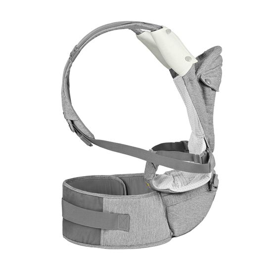 Chicco SideKick Plus 3-in-1 Hip Seat Carrier in Titanium Right Profile View image number 3