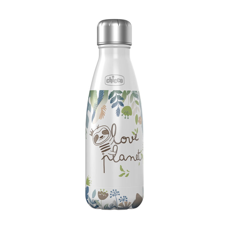 Chicco Stainless Steel Water Bottle 17oz 4yr+ in Sloth