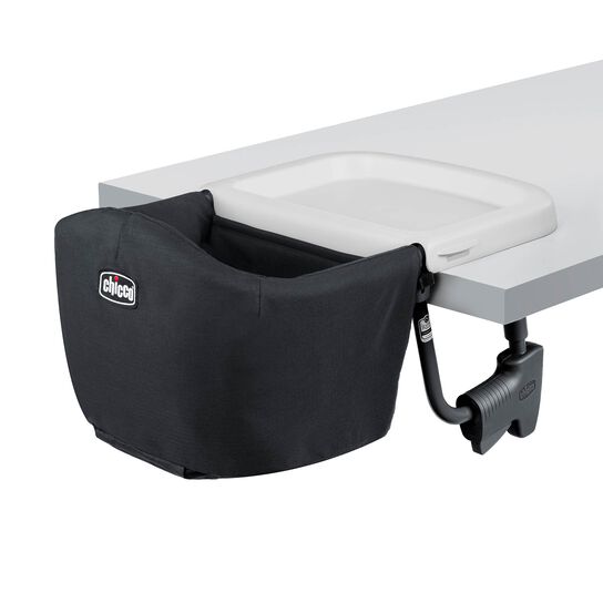 Chicco FastLock Go Hook-On Chair in Black Back Right View image number 5