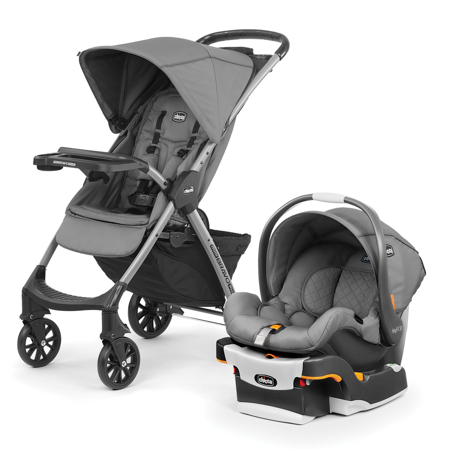 Chicco Mini Bravo Plus Chicco Lightweight Plus Stroller Chicco Mini Bravo  Plus Travel System Slate
