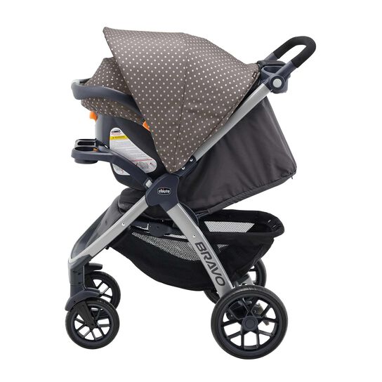 Chicco Bravo Trio Travel System in Calla Left View image number 6