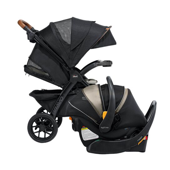 Chicco Bravo Primo ClearTex Travel System in Somerset Right View image number 3