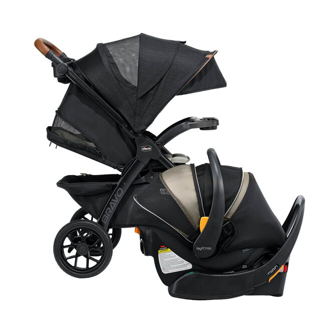 Chicco Bravo Primo ClearTex Travel System in Somerset Right View image number 3