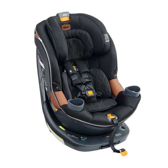 Chicco Fit360 Zip Cleartex Car Seat in Black Front Right Profile image number 2
