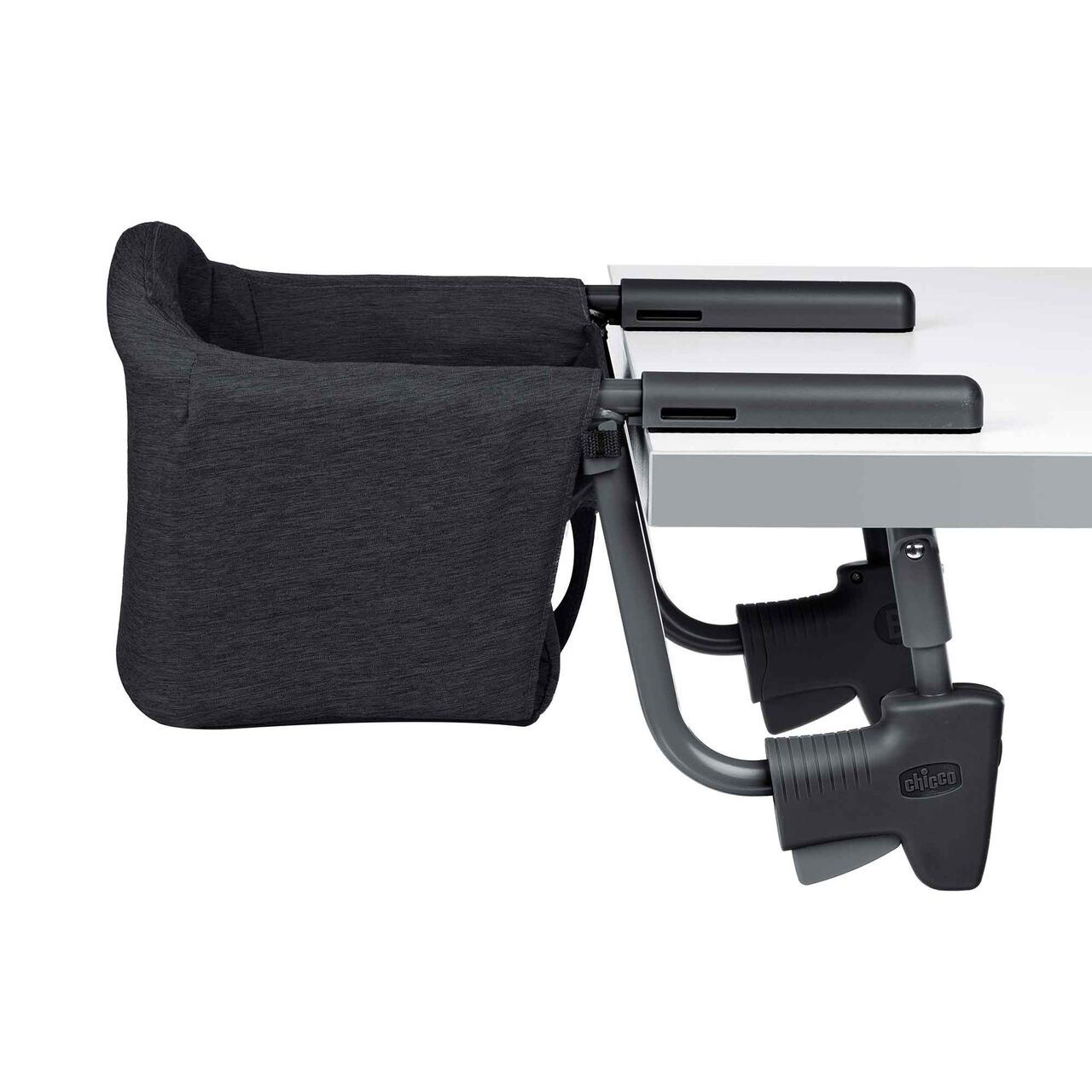 Chicco FastLock Hook-on Chair in Black Right Profile View image number 6