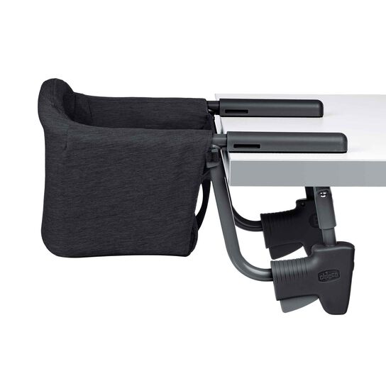 Chicco FastLock Hook-on Chair in Black Right Profile View image number 6