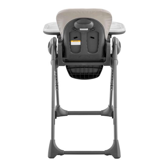 Chicco Polly Highchair in Taupe Back View image number 5