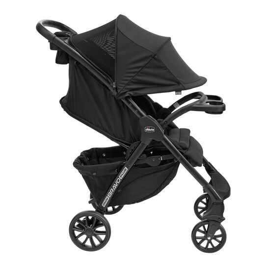 Chicco Mini Bravo Plus Stroller in Storm Right Profile View image number 3