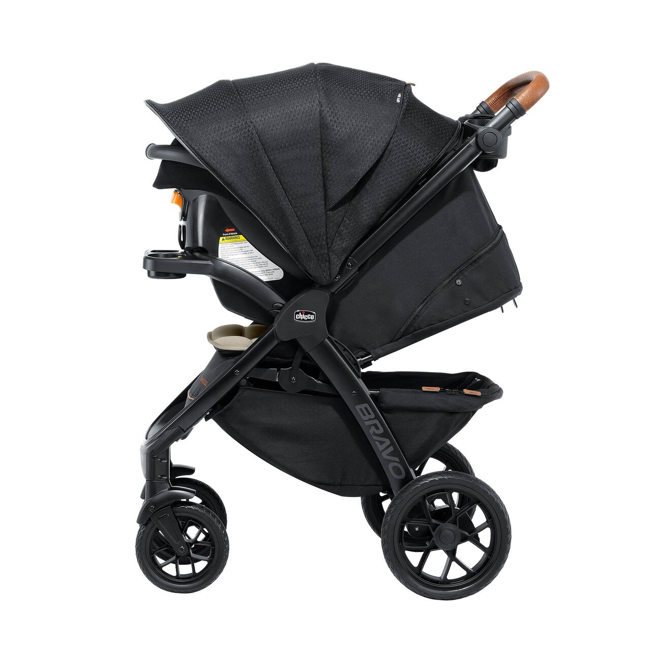 Chicco Bravo Primo ClearTex Travel System in Somerset Left View image number 6