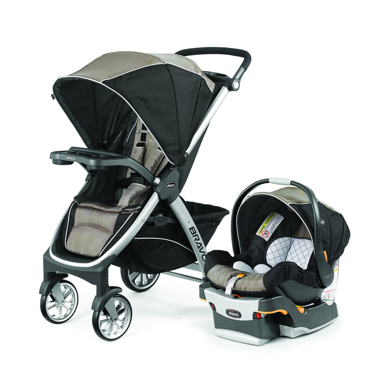Bravo Trio Travel System - Champagne in Champagne image number 0