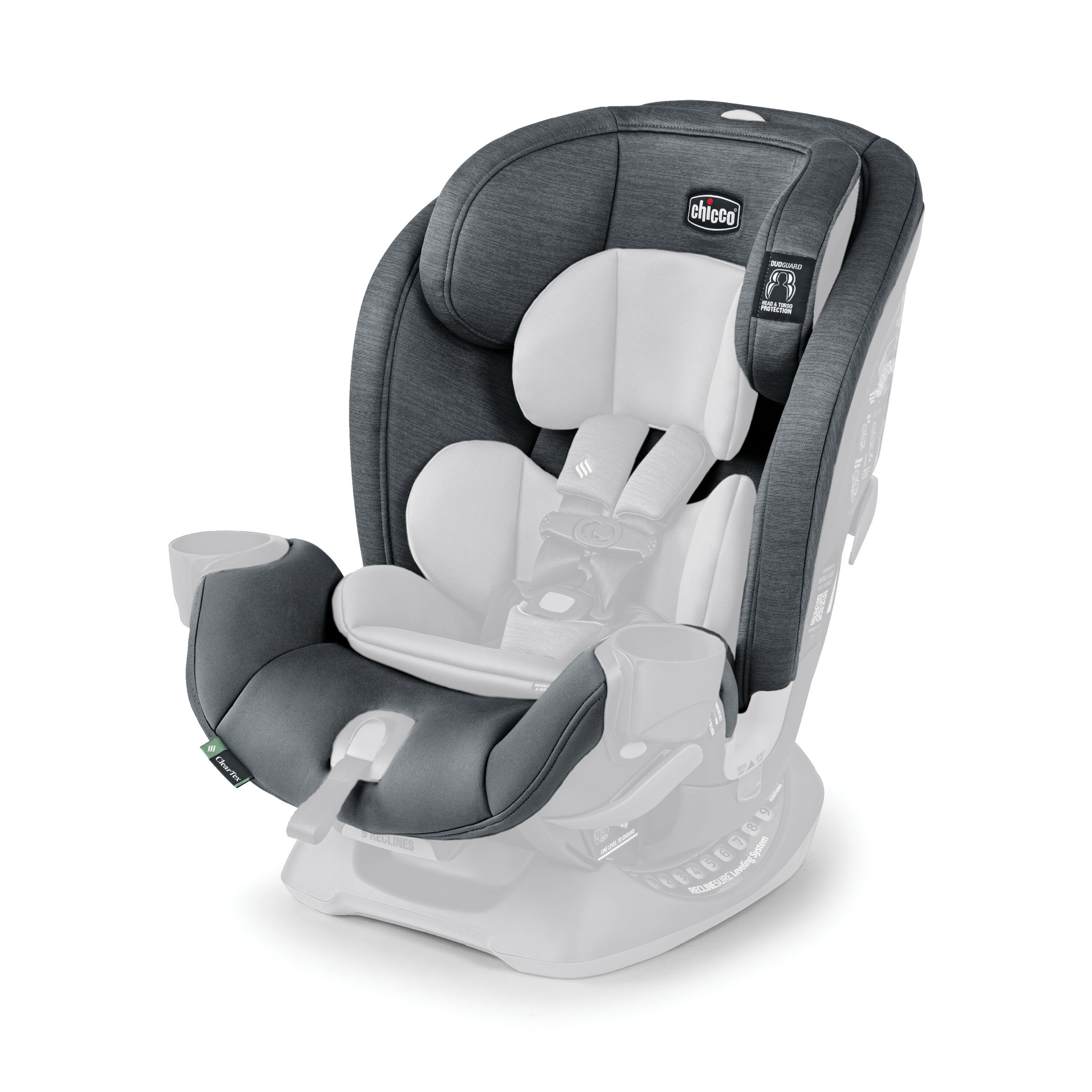 OneFit ClearTex All-in-One Car Seat Cover - Slate in Slate image number 0