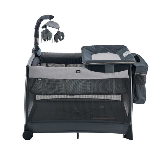 Chicco Lullaby Zip Portable Playard in Driftwood Front profile image number 1