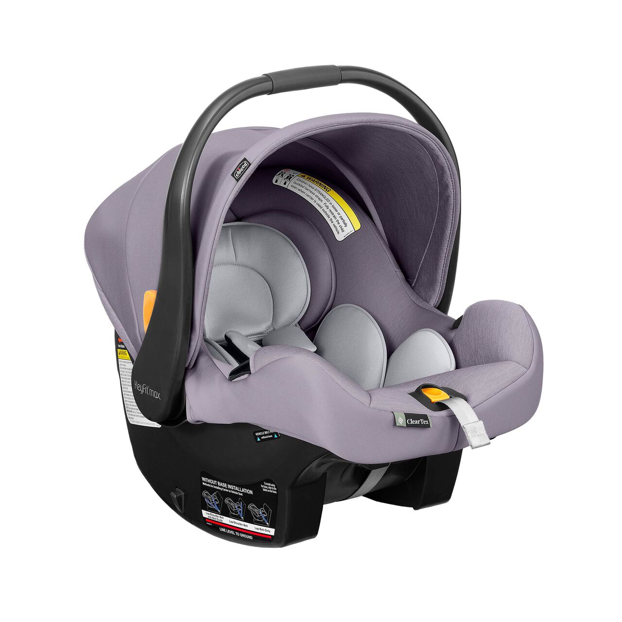 Chicco KeyFit Max ClearTex in Lupine Front Right profile image number 2