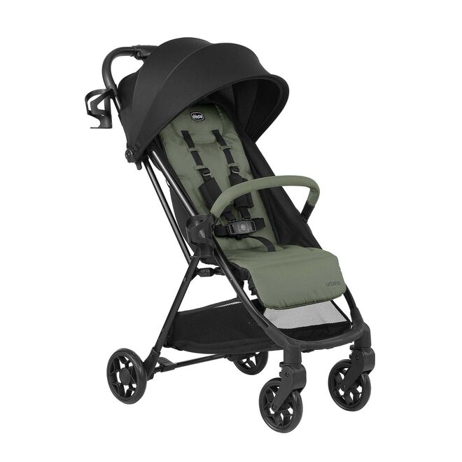 Chicco Urbino Compact Stroller in Olive Front Right image number 2