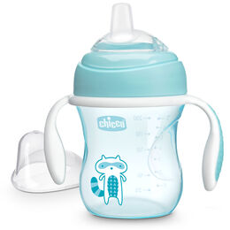 Silicone Spout Transition Cup 7oz 4m+ - Blue in 