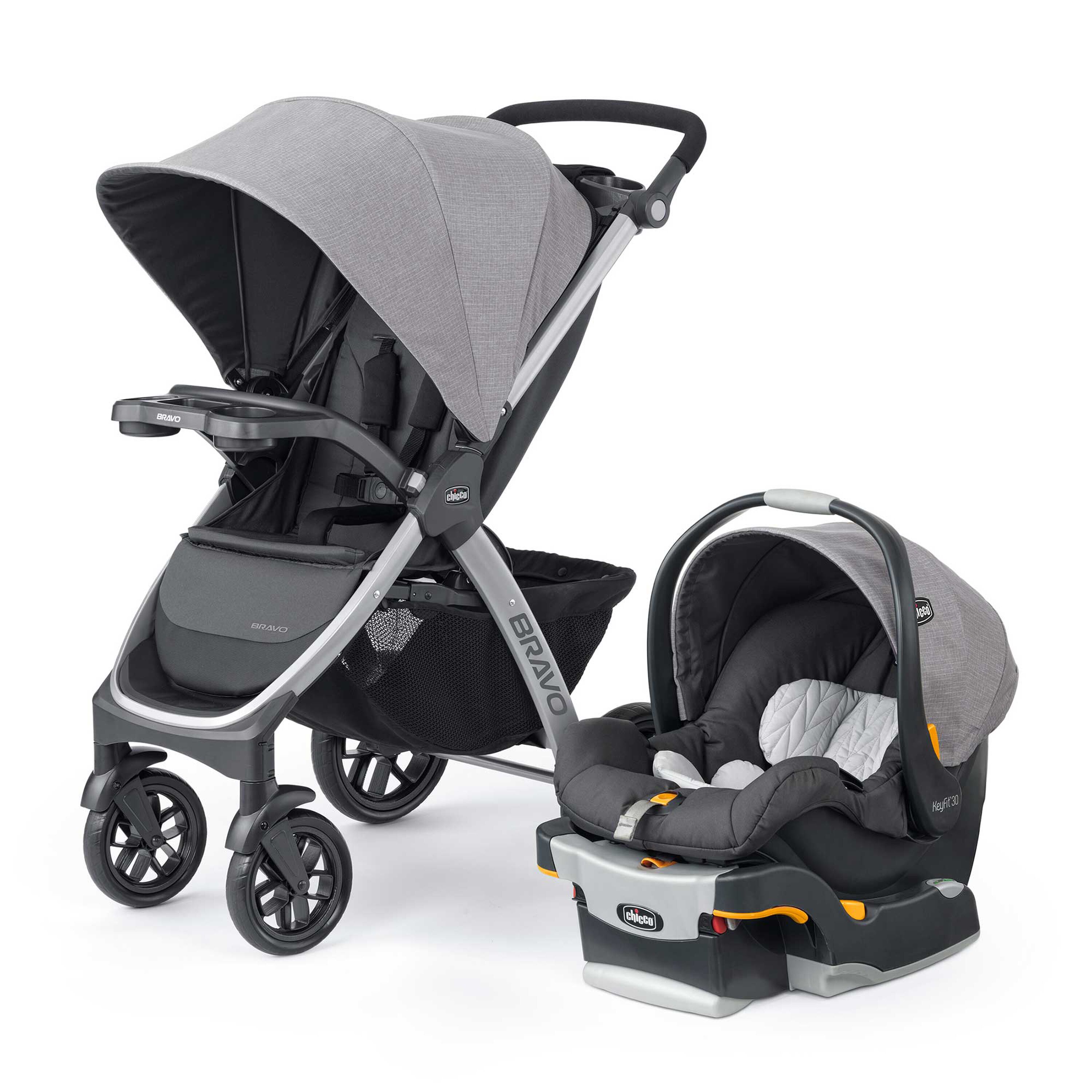 Chicco Bravo Trio Travel System in Parker image number 0