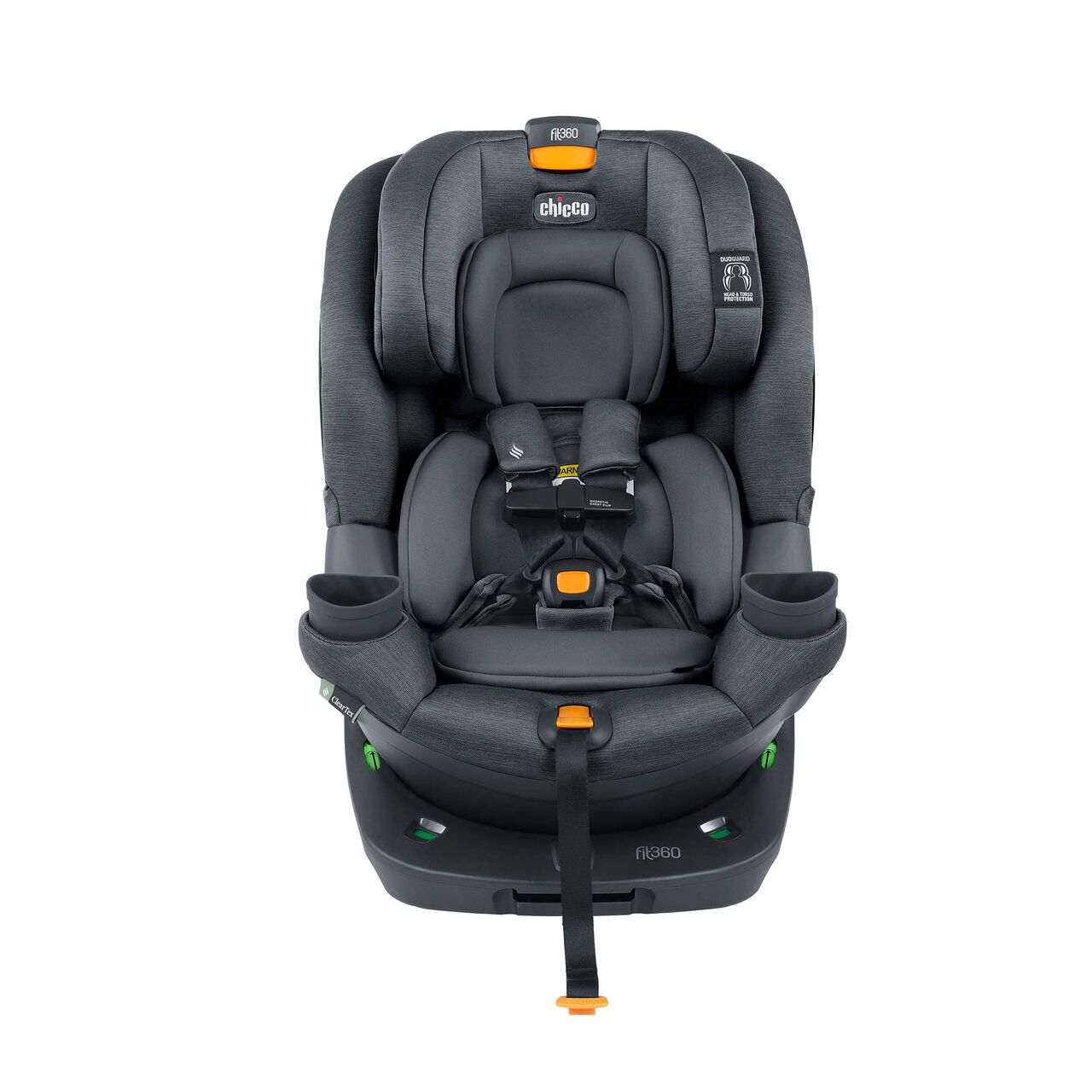 Chicco Fit360 Cleartex Car Seat in Slate Front Profile image number 1