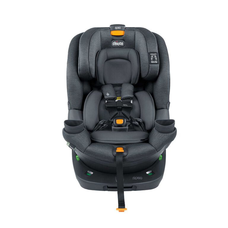 Chicco Fit360 Cleartex Car Seat in Slate Front Profile