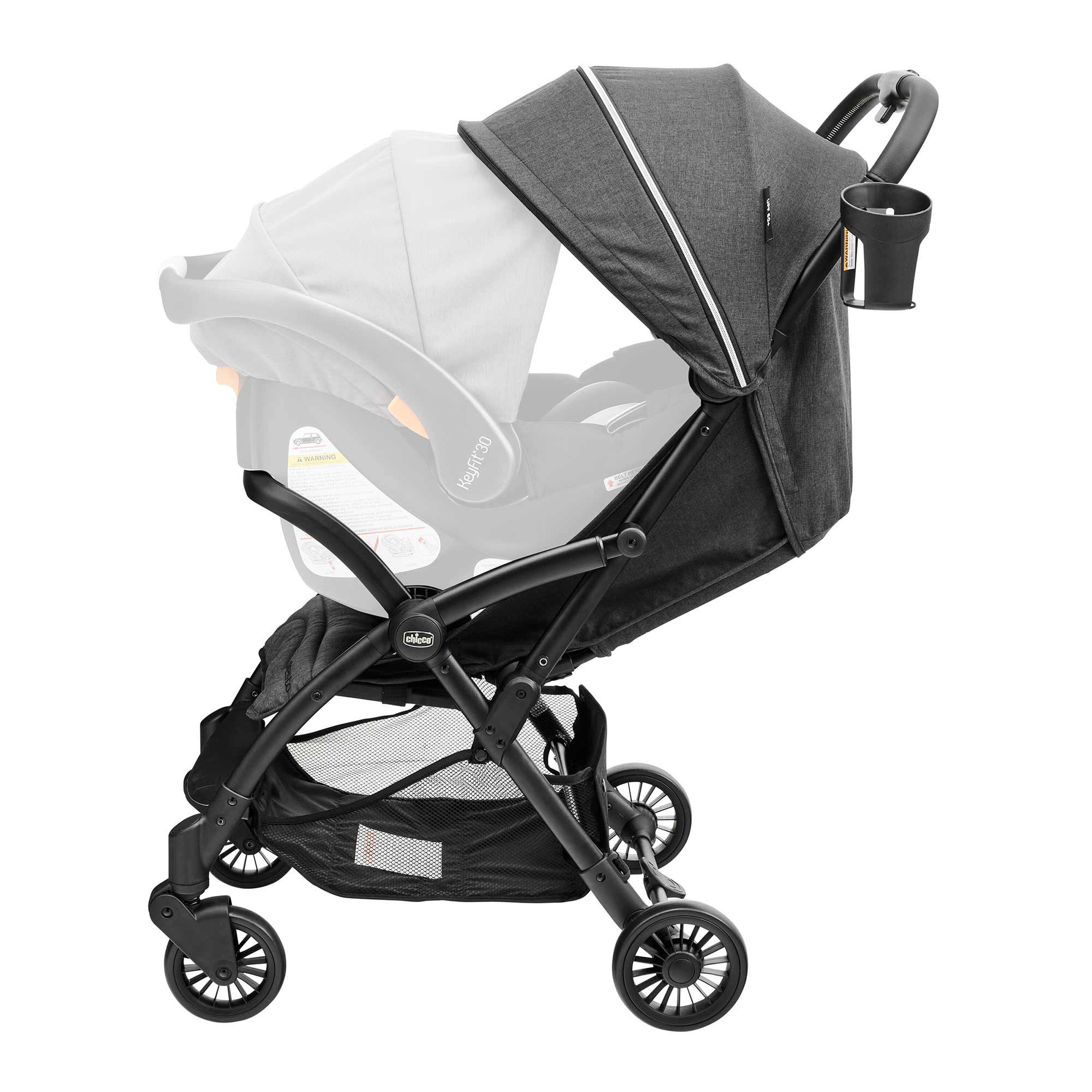 Chicco Presto Stroller in Graphite Left Profile View image number 6