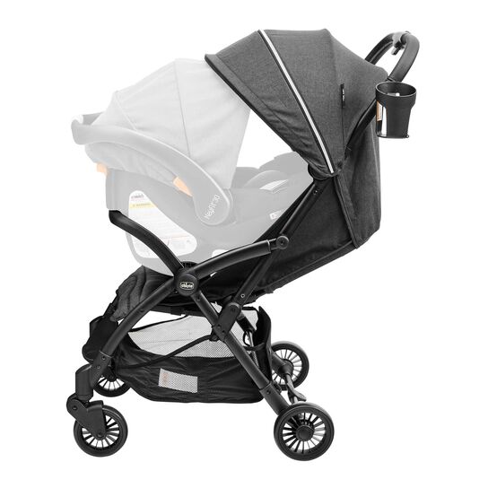 Chicco Presto Stroller in Graphite Left Profile View image number 6