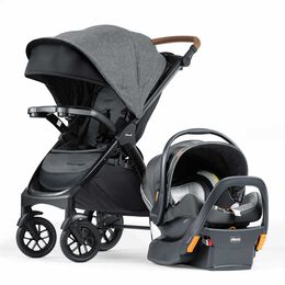 Chicco Bravo Primo ClearTex Travel System in Summit