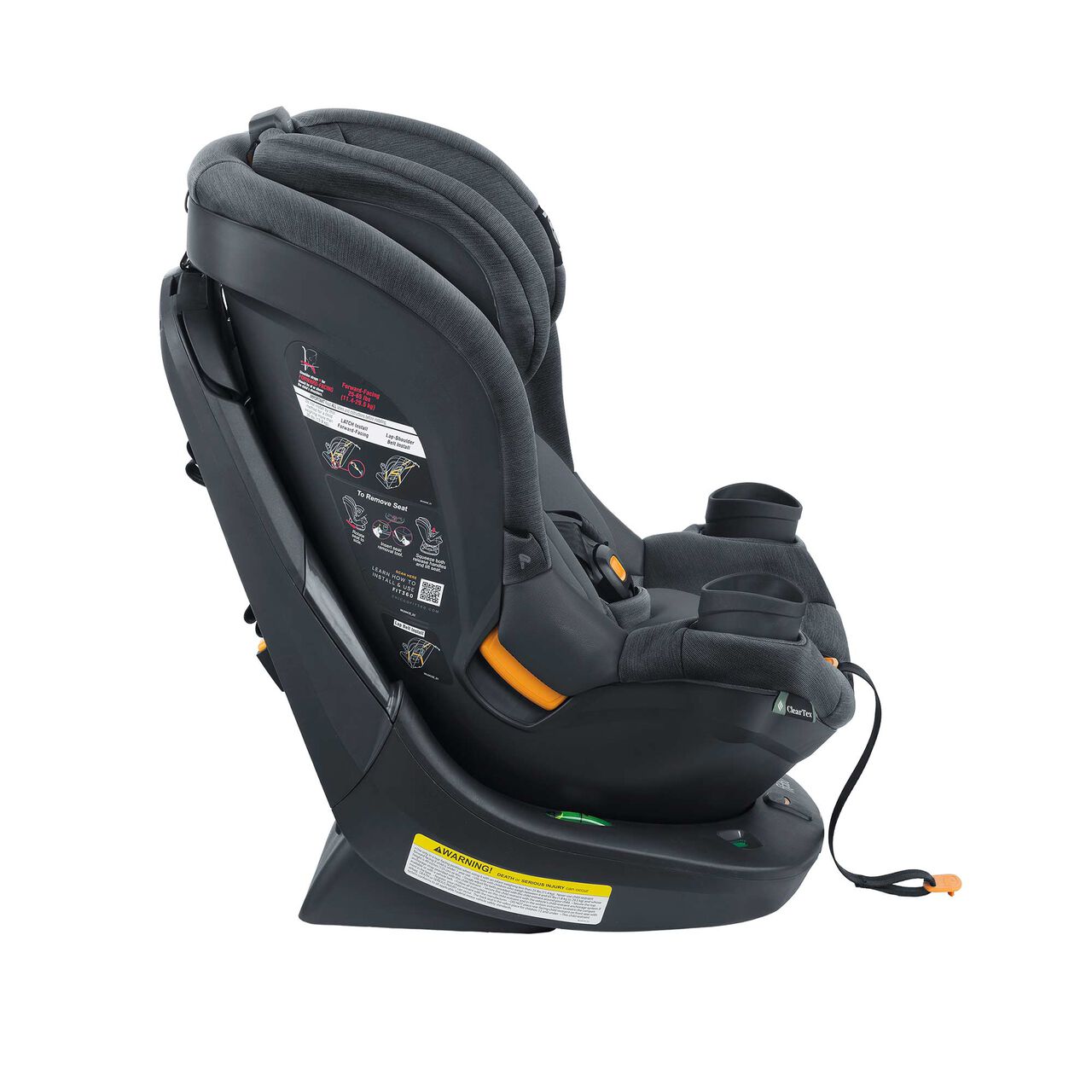Chicco Fit360 Cleartex Car Seat in Slate Right Profile image number 3