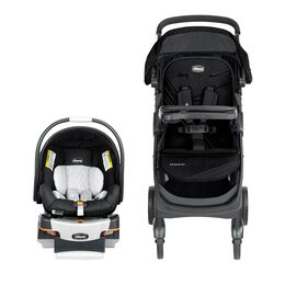 Chicco Bravino Travel System in Ravine front