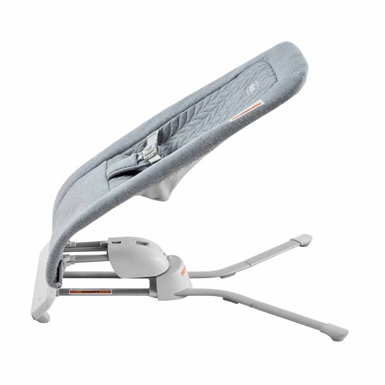 Chicco E-Motion Glider Bouncer in Grey Left Profile View image number 6