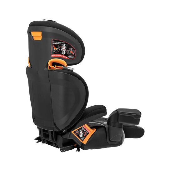 Chicco KidFit Zip Air Plus Car Seat in Q Collection 3/4 Back View image number 4