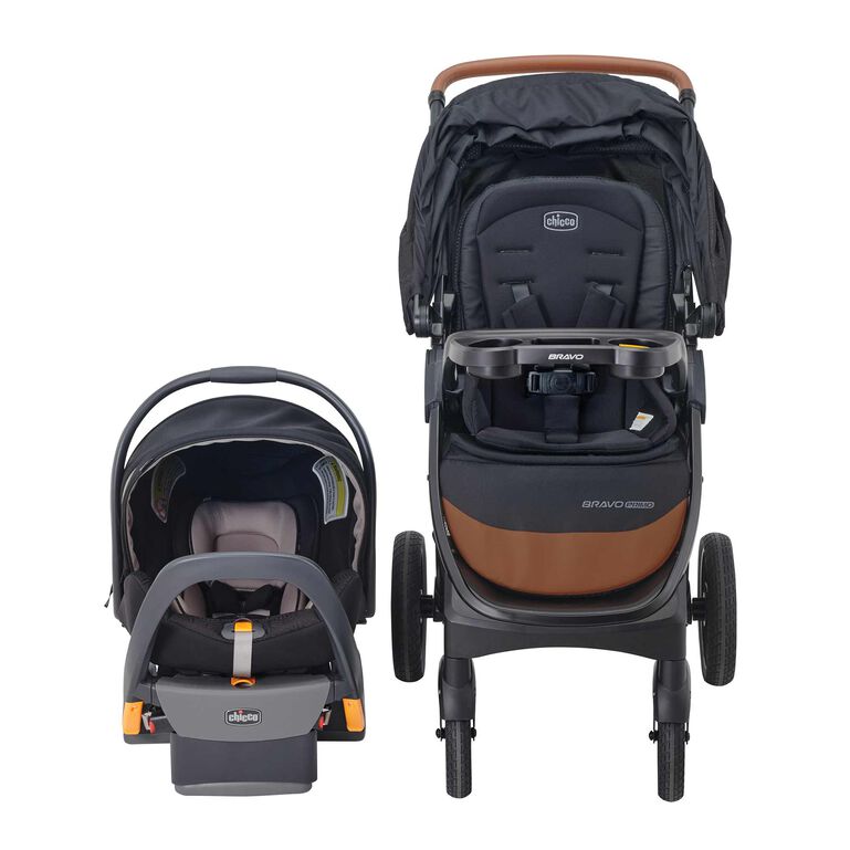 Bravo Primo Trio Travel System in Springhill Front View