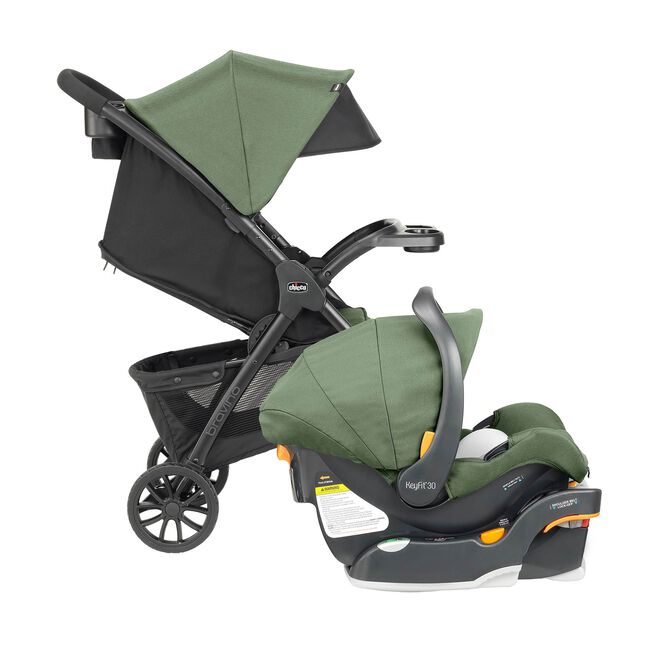Chicco Bravino Travel System in Moss right image number 3