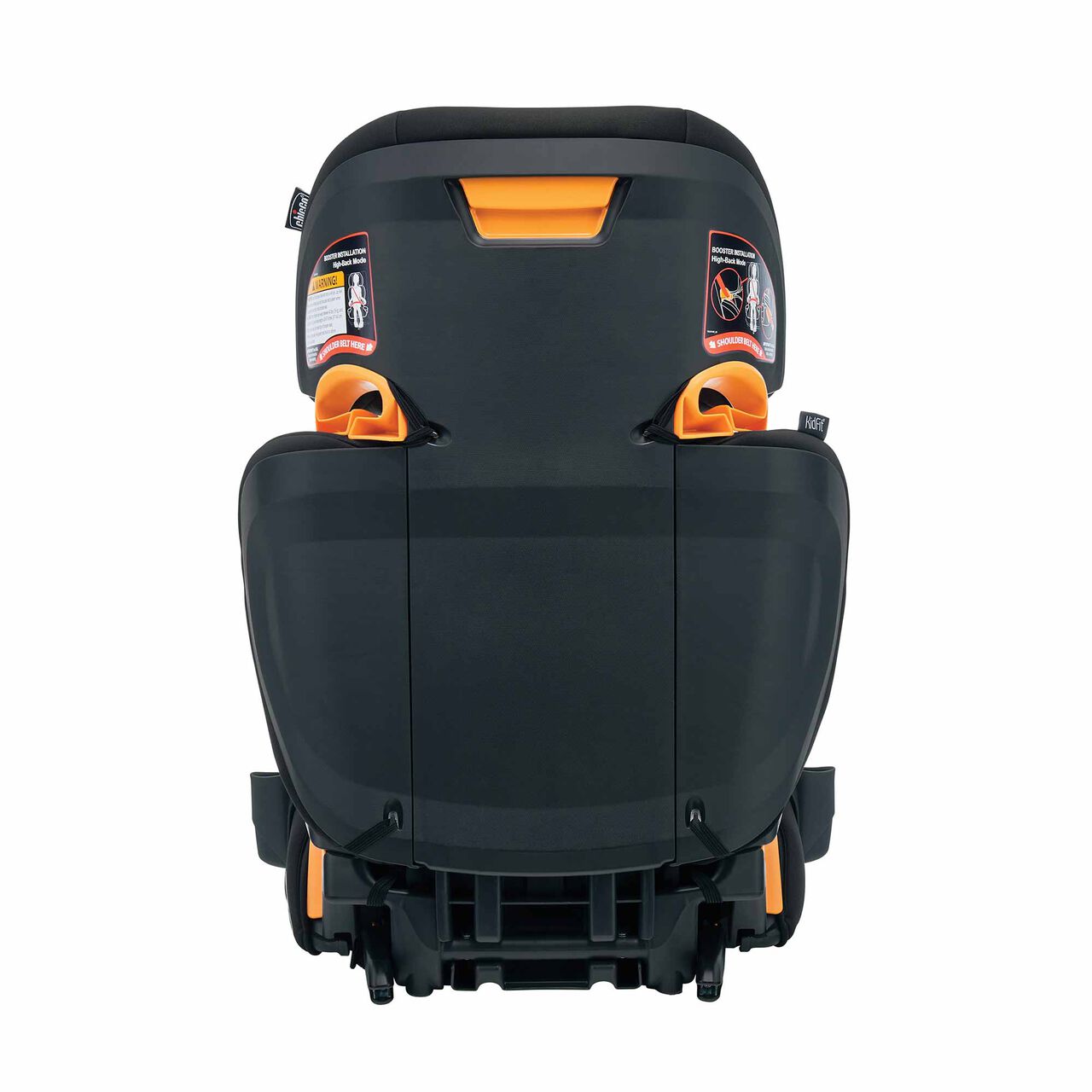Chicco KidFit ClearTex Plus Car Seat in Obsidian Back View image number 5