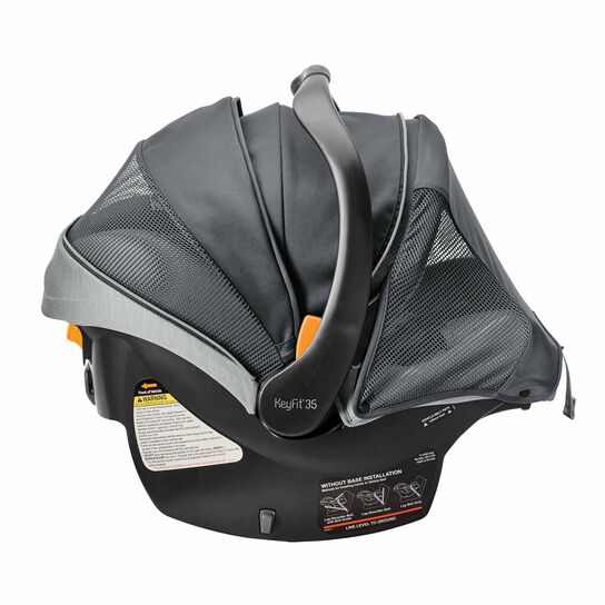 Chicco KeyFit 35 Zip ClearTex in Ash Right Profile View image number 3