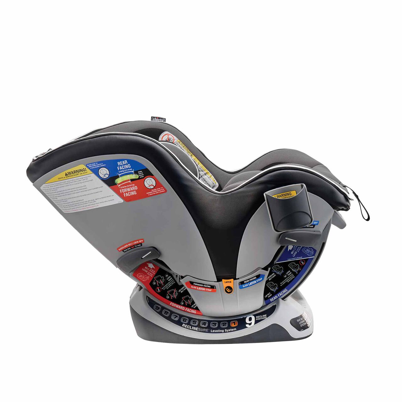 Chicco NextFit Zip Car Seat in Carbon Profile Right image number 3