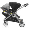 Chicco Bravo For 2 Stroller in Iron Left View image number 6